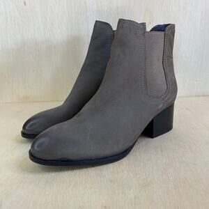 Seychelles Womens Chelsea Pull On Block Heel Almond Toe Bootie Boots Shoes 6.5